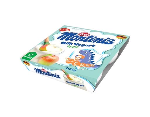 Lốc 4 Hộp Sữa Chua Ăn Zott Montinis Vị Táo 55g Montinis ảnh 1
