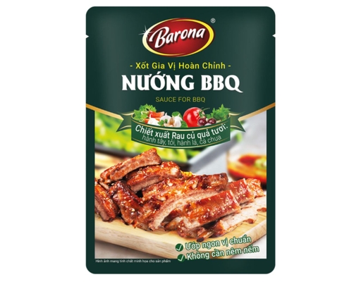Xốt Gia Vị Hoàn Chỉnh Nướng BBQ 80g Barona ảnh 0