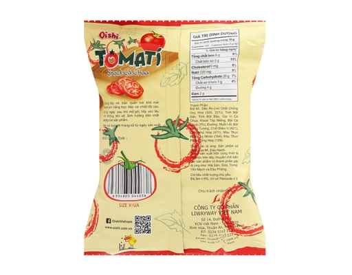 Snack Cà Chua 68g Oishi ảnh 1