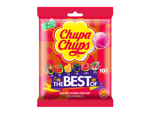 Kẹo Mút Hương Hỗn Hợp 10 x 10g Chupa Chups ảnh 0