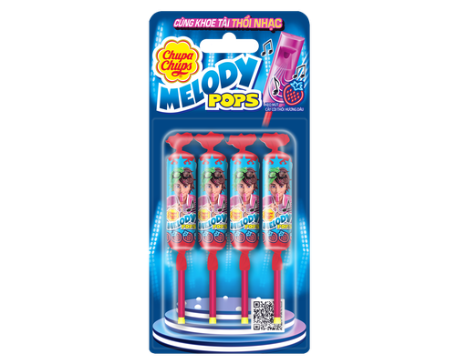 Kẹo Mút Còi Thổi Hương Dâu 60g Chupa Chups ảnh 0