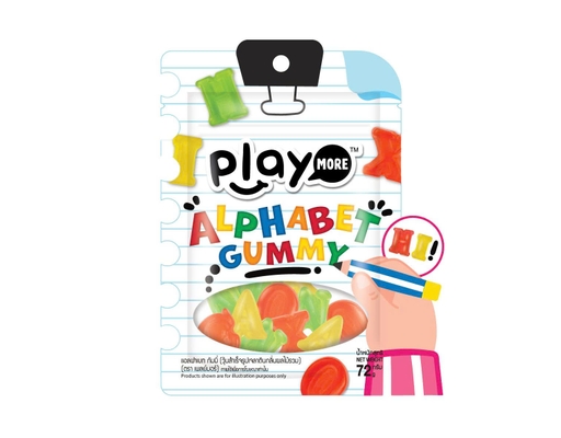 Kẹo Dẻo Hình Chữ Cái 72g Playmore ảnh 0