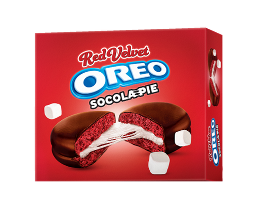 Bánh Socola Pie Phiên Bản Red Velvet 336g Oreo ảnh 0