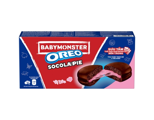 Bánh Socola Pie Cadbury Blackpink Vị Dâu 168g Oreo ảnh 0