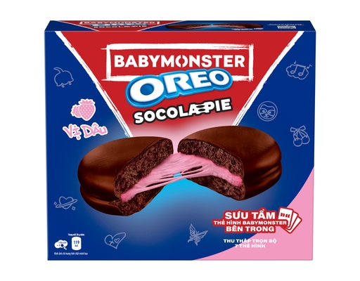 Bánh Socola Pie Cadbury Blackpink Vị Dâu 360g Oreo ảnh 0