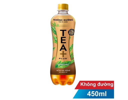 Trà Ô Long Không Đường 450ml Tea Plus ảnh 0