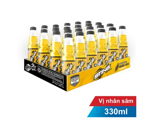 Thùng 24 Nước Tăng Lực Vàng Chai 330ml Sting ảnh 0