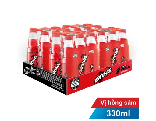 Thùng 24 Nước Tăng Lực Đỏ Chai 330ml Sting ảnh 1