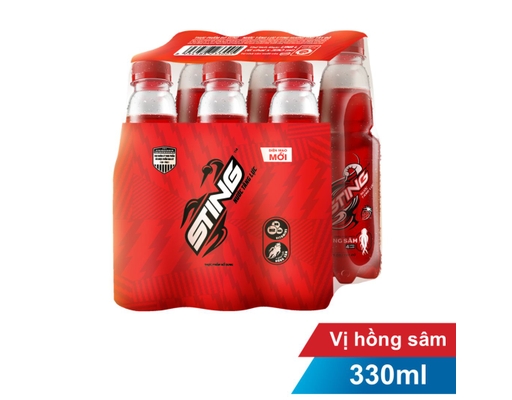 Thùng 24 Nước Tăng Lực Đỏ Chai 330ml Sting ảnh 2
