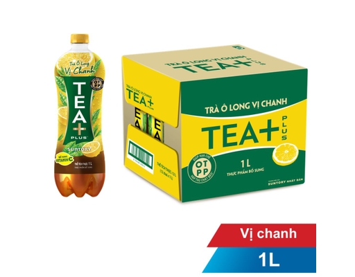 Thùng 12 Trà Olong Chanh Pet 1L Tea Plus ảnh 0