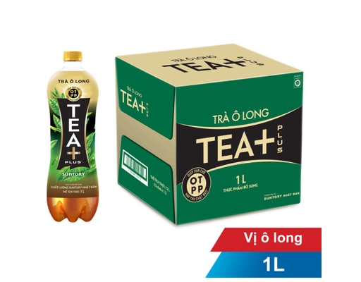 Thùng 12 Chai Trà Olong Tea+ 1L Tea Plus ảnh 0