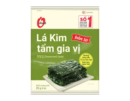 Lá Kim Tẩm Gia Vị 22g O'Food ảnh 0