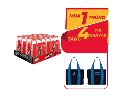 Thùng 24 Nước Tăng Lực Đỏ Chai 330ml Sting ảnh 0