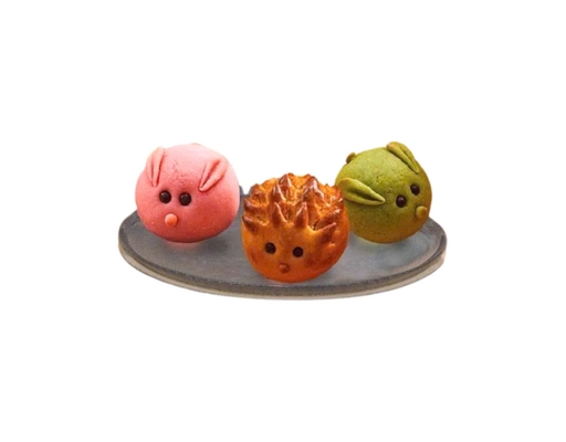 Bánh Nướng Trung Thu Hình Thú Nhân Đậu Xanh Trứng Muối 55g AEON DESSERT ảnh 0