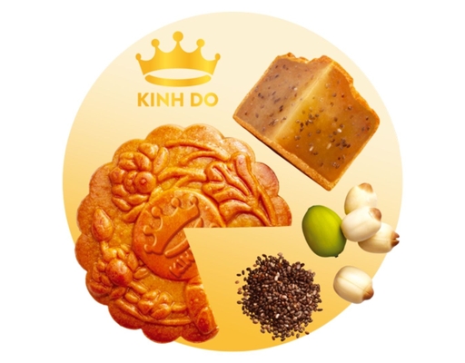 Bánh Trung Thu Xanh Hạt Sen Hạt Chia 150g