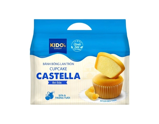 Bánh Cupcake Castella Bơ Sữa 120g Kido ảnh 0