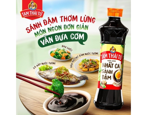 Nước Tương Nhất Ca Sánh Đậm 500ml Tam Thái Tử ảnh 2