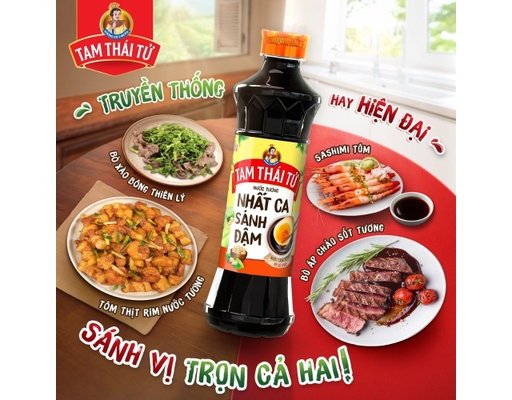 Nước Tương Nhất Ca Sánh Đậm 500ml Tam Thái Tử ảnh 3