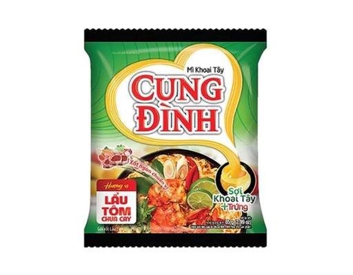 Mì Lẩu Tôm Chua Cay 85g Cung Đình ảnh 0