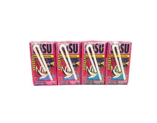 Lốc 4 Sữa Chua Uống Hương Dâu 110ml Susu ảnh 0