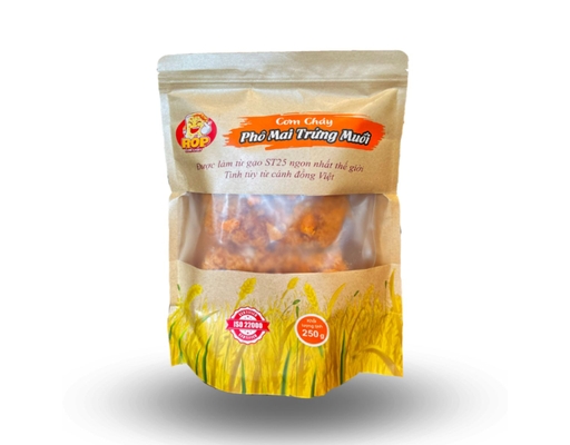 Cơm Cháy Phô Mai Trứng Muối 250g Rốp ảnh 0