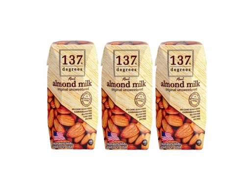 Lốc 3 Hộp Sữa Hạt Hạnh Nhân Không Đường 137 Degrees 180ml 137 Degrees ảnh 0