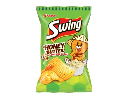 Snack Swing Vị Mật Ong Bơ Tỏi 78g Orion ảnh 0