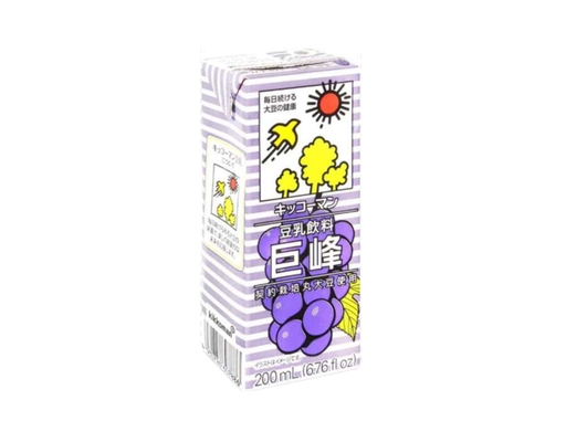 Sữa Đậu Nành Vị Nho Kyoho Hiệu 200ml Kikkoman ảnh 0