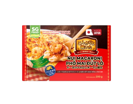Nui Maccaroni Phô Mai Đút Lò 200g SG Food ảnh 0