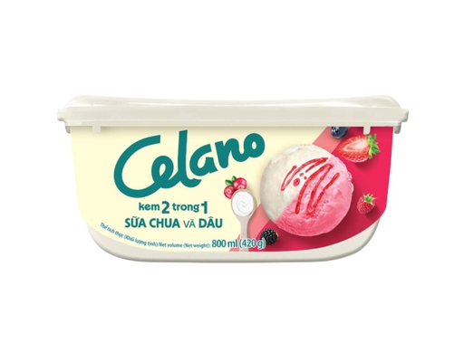 Kem Hộp Sữa Chua Và Dâu 800ml Celano ảnh 0