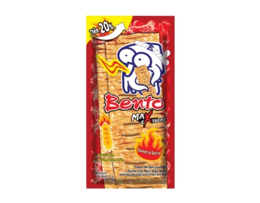 Snack Mực Tẩm Gia Vị Cay Ngọt Bento 22g Bento ảnh 0