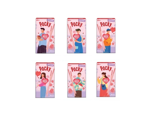 Bánh Que Hương Vị Hoa Hồng 31g Pocky ảnh 2