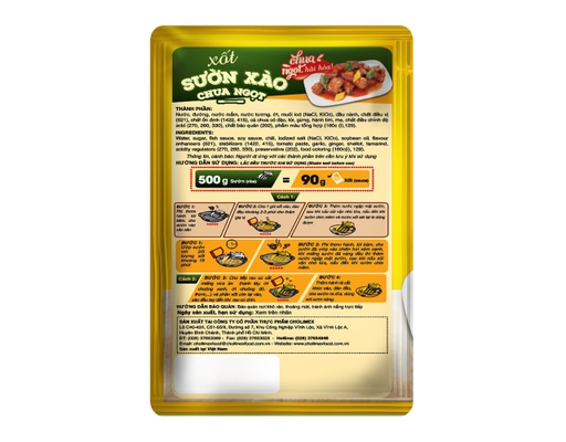 Xốt Sườn Xào Chua Ngọt 90g Cholimex ảnh 1