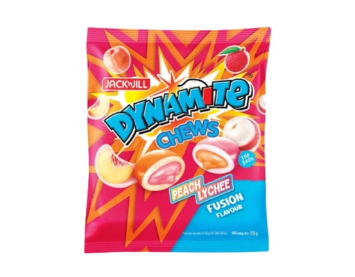 Kẹo Hương Đào Vải Chews 125g Dynamite ảnh 0