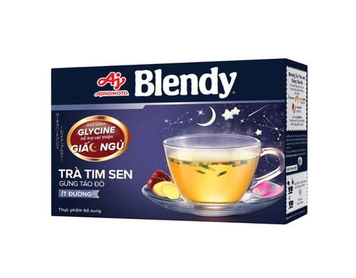 Hộp 8 Gói Trà Tim Sen Gừng Táo Đỏ 11g Blendy ảnh 0