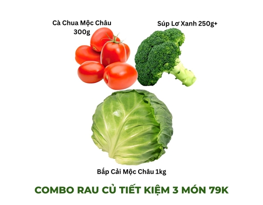 Combo Rau Củ Tiết Kiệm 2 79K (100g Hành Lá, 1.2kg+ Bắp Cải Mộc Châu ...