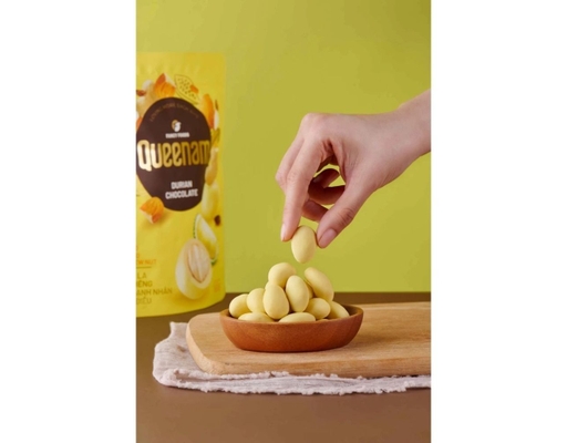 Sô Cô La Sầu Riêng Phủ Hạnh Nhân, Hạt Điều 75g Queenam ảnh 2