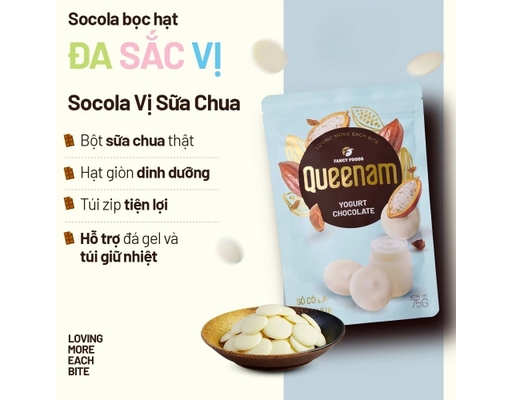 Sô Cô La Sữa Chua 75g Queenam ảnh 1