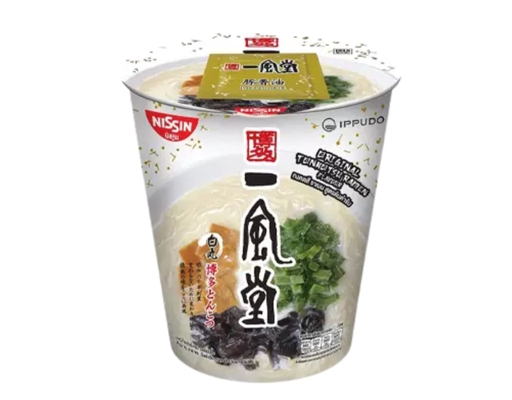 Mì Ippudo Hương Vị Tonkotsu Nguyên Bản 77g Nissin ảnh 0