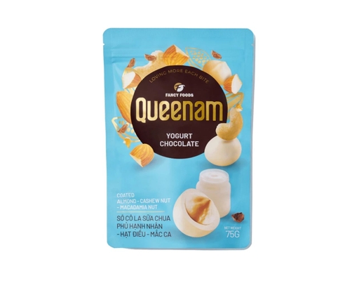 Sô Cô La Sữa Chua Hạnh Nhân Mix Hạt 75g Queenam ảnh 0