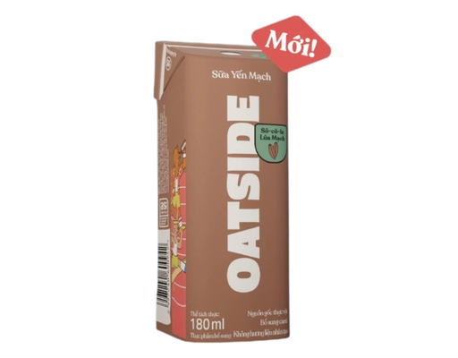 Lốc 3 Hộp Sữa Yến Mạch Vị Socola Lúa Mạch 180ml Oatside ảnh 1