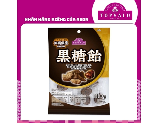 Kẹo Đường Nâu 100g TOPVALU ảnh 0