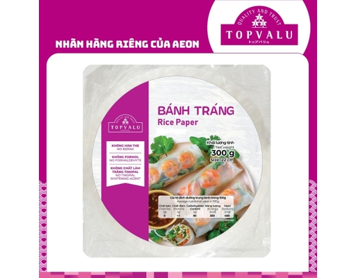 Bánh Tráng 22cm 300g TOPVALU ảnh 1