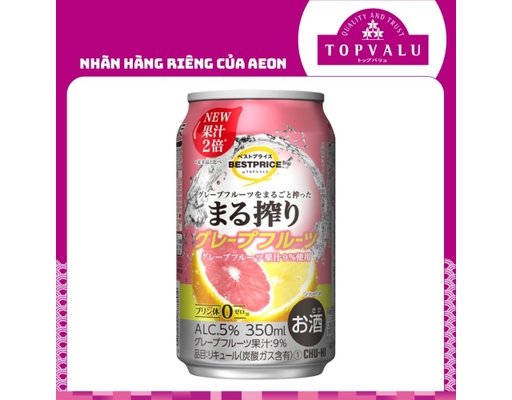 Rượu Nhẹ Vị Bưởi 350ml TOPVALU ảnh 0