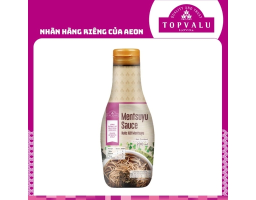 Nước Xốt Mentsuyu 200ml TOPVALU ảnh 1
