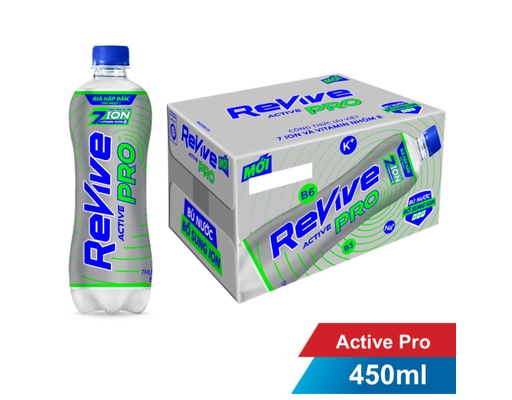 Thùng 24 Nước Điện Giải Thể Thao Chai 450ml Revive ảnh 0