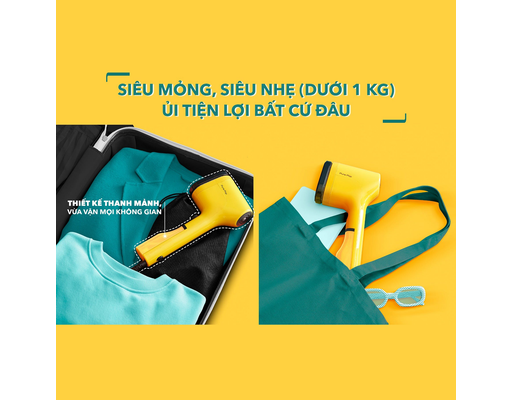 Bàn Ủi Hơi Nước Cầm Tay DT2026E1 Vàng Tefal ảnh 3