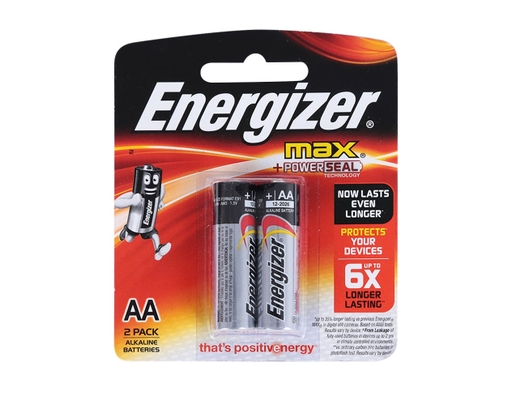 Pin AA Max E91 BP2 Energizer Vỉ 2 Viên
