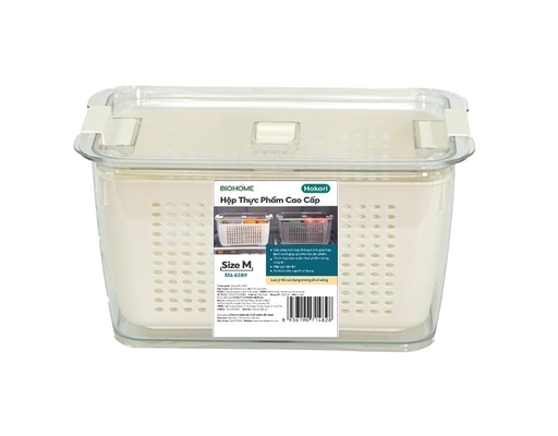 Hộp Thực Phẩm Cao Cấp Bioplas Size M Biohome ảnh 0