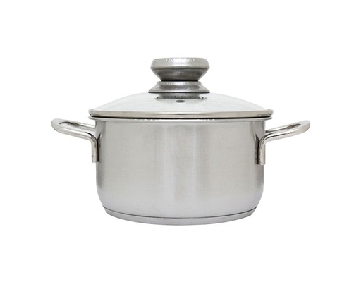 Nồi Inox 3 Đáy Nắp Kính 18cm Fivestar ảnh 1
